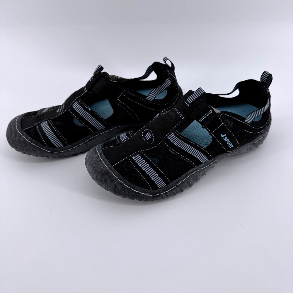 JSport Jambu Regatta Water Sport Walking Shoes Women 6.5 M Black Cool Blue - Picture 2 of 8